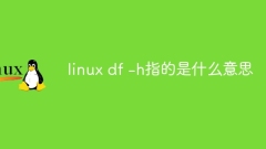 Que signifie Linux df -h ?