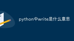 Apakah maksud menulis dalam python