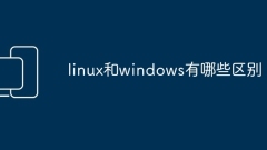 What are the differences between linux and windows