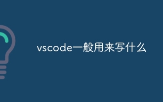 vscode は一般的に何を記述するために使用されますか?