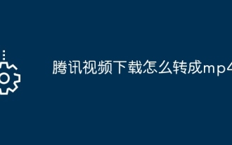 How to convert Tencent video downloads to mp4
