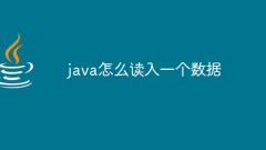 java怎么读入一个数据