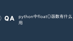 Python에서 float() 함수를 사용하는 방법은 무엇입니까?