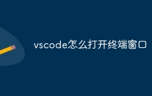 vscode怎么打开终端窗口