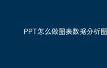 PPT怎么做图表数据分析图