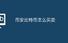 币安比特币怎么买卖