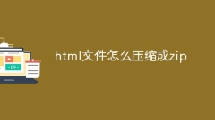 HTMLファイルをzipに圧縮する方法
