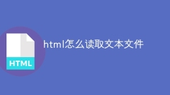 How to read text files in html