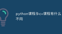 Python コースと C+ コースの違いは何ですか?