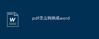 pdf怎么转换成word