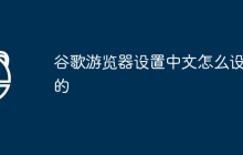 谷歌游览器设置中文怎么设置的