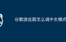 谷歌游览器怎么调中文模式