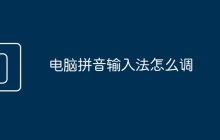 电脑拼音输入法怎么调