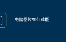 电脑图片如何截图