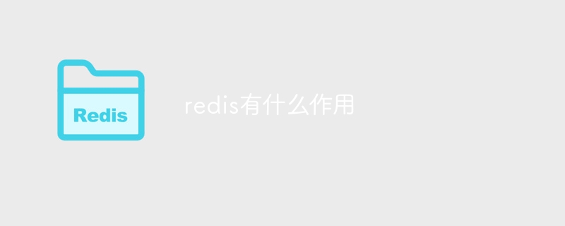 redis有什么作用