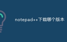 notepad++下载哪个版本