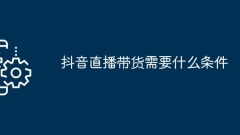 Douyin의 라이브 스트리밍 요구 사항은 무엇입니까?
