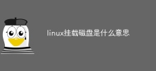 linux掛載磁碟是什麼意思