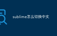 sublime怎么切换中文