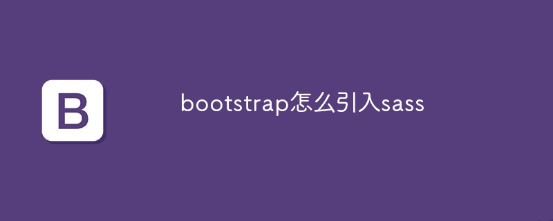 Bagaimana untuk memperkenalkan sass ke dalam bootstrap