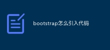bootstrap怎麼引入程式碼
