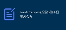 bootstrapping检验p值不显著怎么办