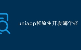 유니앱 개발과 네이티브 개발 중 어느 것이 더 낫나요?