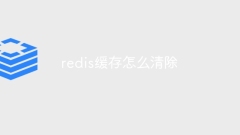 redis缓存怎么清除