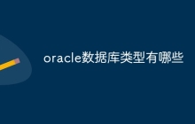 oracle数据库类型有哪些