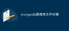mongodb データベース ファイルはどこにありますか?