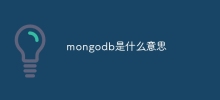 mongodb とはどういう意味ですか?