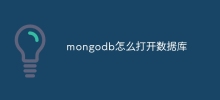 mongodbでデータベースを開く方法