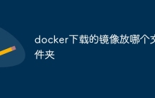 docker下载的镜像放哪个文件夹