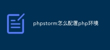 How to configure php environment in phpstorm