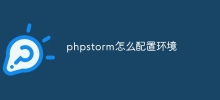How to configure the environment for phpstorm