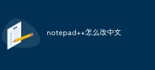 notepad++怎么改中文