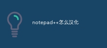 notepad++を中国語化する方法