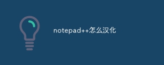notepad++怎么汉化