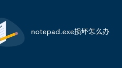 Apa yang perlu dilakukan jika notepad.exe rosak