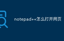 notepad++怎么打开网页