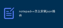 Notepad++에 json 플러그인을 설치하는 방법