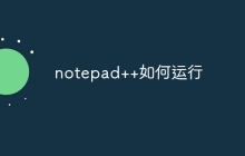 notepad++如何运行