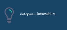 notepad++如何改成中文