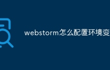 webstorm怎么配置环境变量