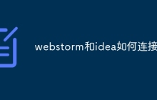 webstorm和idea如何连接
