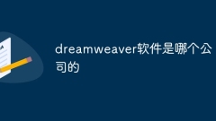 Which company does dreamweaver software come from?
