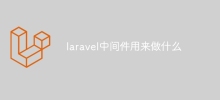 Laravel 미들웨어는 어디에 사용되나요?