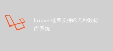 Laravelフレームワークでサポートされるいくつかのデータベースシステム