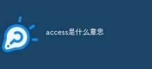 access是什麼意思