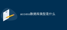 Access データベースの種類は何ですか?